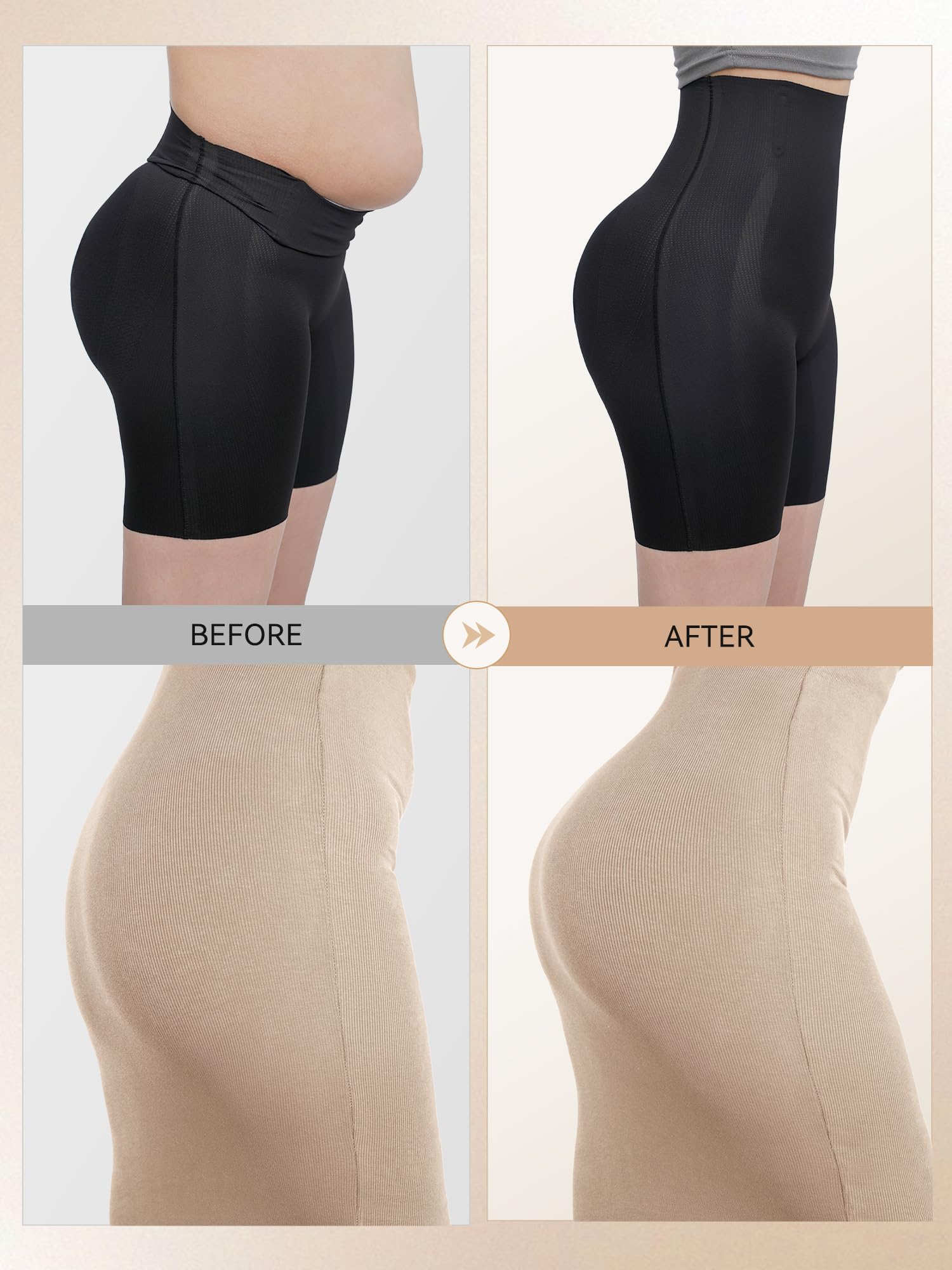 Liyunee Tummy Control Shapewear Shorts for Women - Image 5